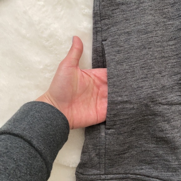 Lululemon | Heather Grey Turtleneck Sweater with Pockets - Picture 7 of 7